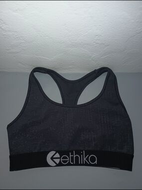 Ethika Racerback Black Sports Bra